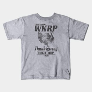 Wkrp Thanksgiving Turkey Drop Retro Kids T-Shirt